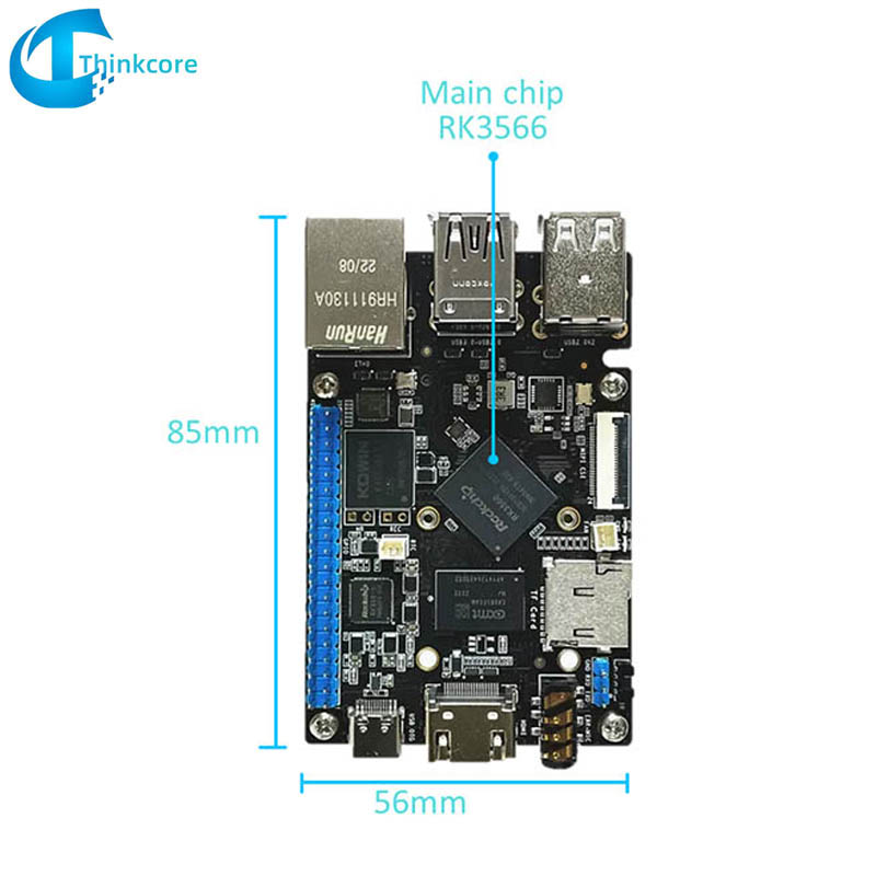 RK3566 SBC Single Board Computer Raspberry Pi နှင့် တွဲဖက်အသုံးပြုနိုင်သည်။